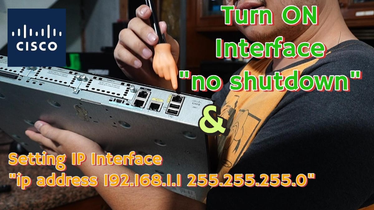 Cisco Router Interface Tidak Hidup? Bukan Rusak, Ini Penjelasannya